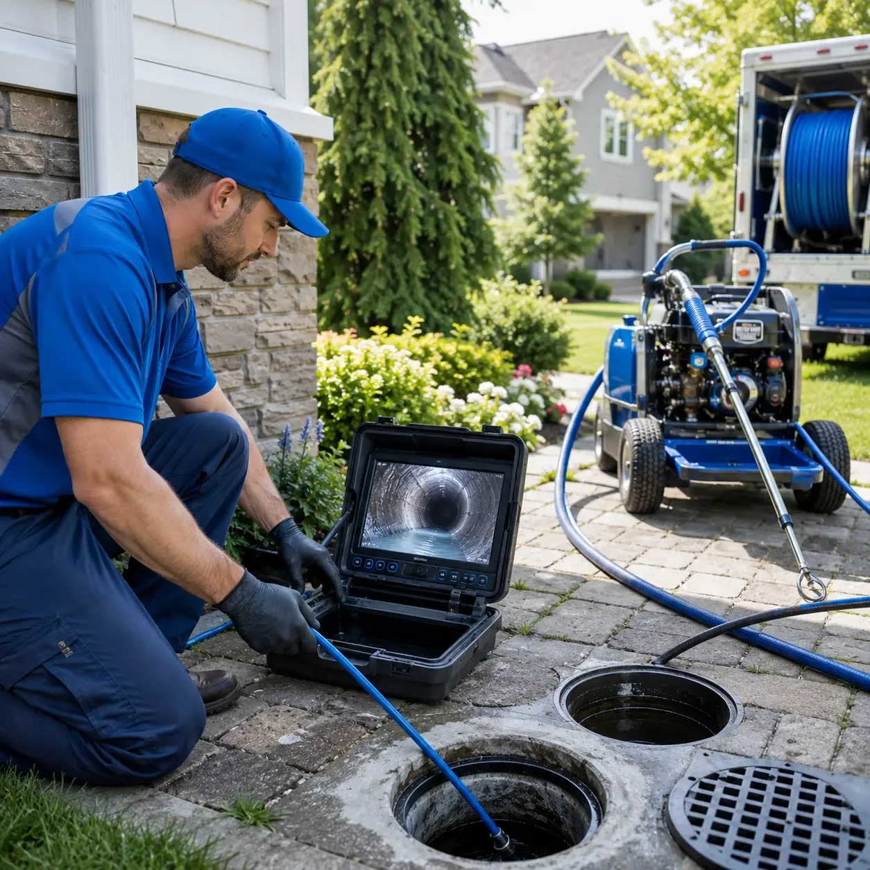 Outdoor drain cleaning professionals serving Ocean View, NJ